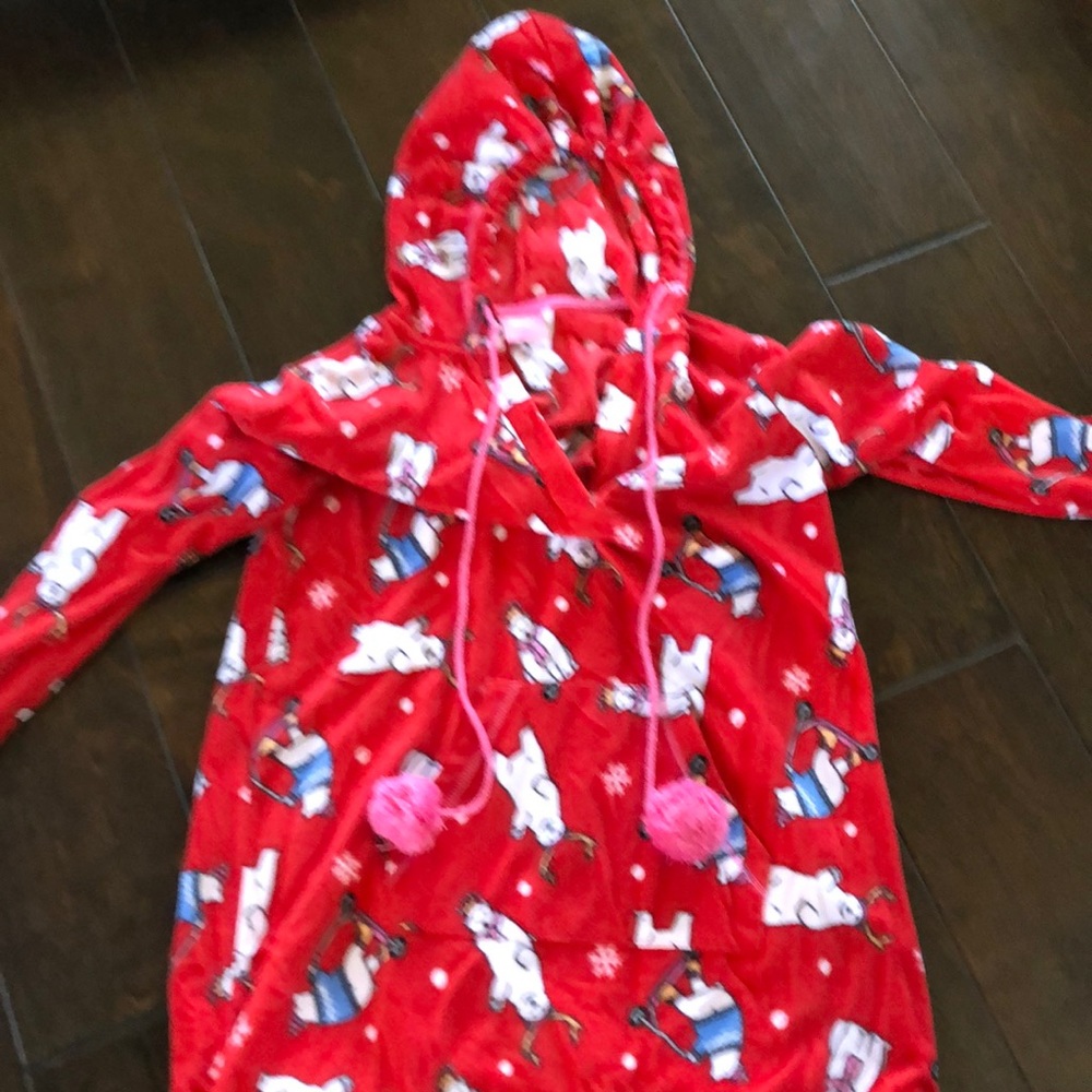Flannel Christmas night gown